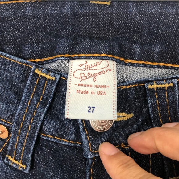 True Religion Midrise Bootcut Flare Jeans Sz 27 - Picture 4 of 10